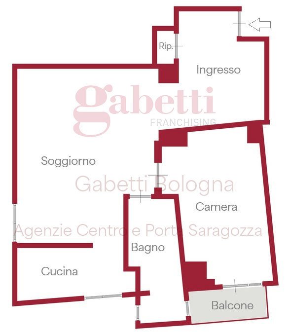 https://www.gabettibolognacentro.it/Appartamento vendita Bologna Via AMENDOLA, € 295.000, 1 camera, 73 mq, Quinto piano