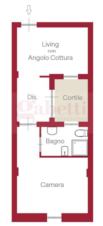 https://www.gabettibolognacentro.it/Appartamento vendita Bologna Via SAN FELICE, € 219.000, 1 camera, 43 mq